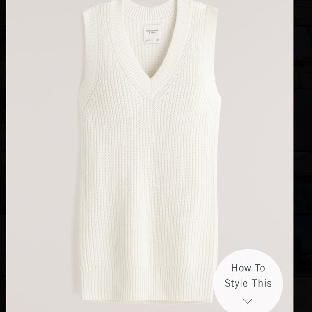Abercrombie Sweater Vest Mini Dress